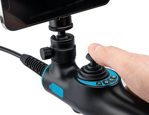 Hazet Hd Video Endoscope Set 4812-24/4AF, Sonda Orientabile A 360 Gradi, 3,9 Mm, 1280X720 Pixel, Illuminazione Led, Controllo Joystick, Usb-C/Lightning, Custodia Morbida Inclusa'. - 3