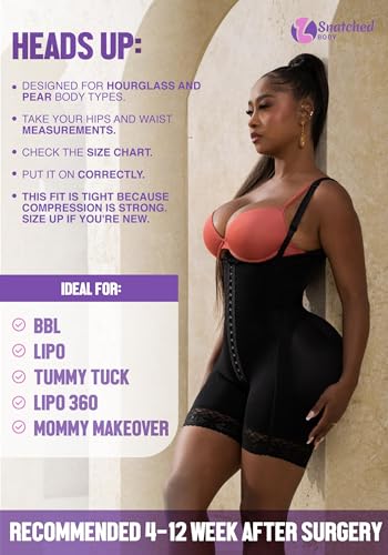 Image of Snatched Body Post Surgery Tummy Control Shapewear Bodysuit Stage 2