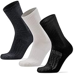 3 Pairs Black+white+dark Grey