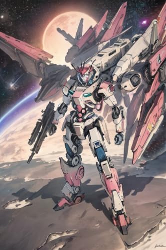 メカAIイラスト集ピンク色ロボット