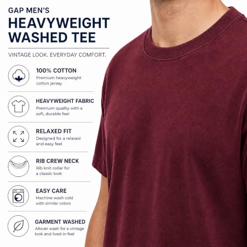 Image of Gap Mens Everyday Soft Crewneck T-Shirt Tee