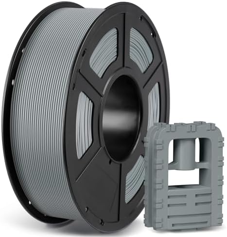 ANYCUBIC ASA Filament 1,75 mm pour Imprimante 3D FDM, Résistance aux Intempéries, Précision Dimensionnelle +/- 0.02 mm, Parfait pour pièces fonctionnelles extérieures, 1kg, Gris