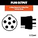 CURT 55664 Dual-Output Vehicle-Side 6-Pin, 4-Pin Connectors, Factory Tow Package and USCAR Socket Required