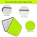 Replacement Microfiber Mop Pads for Libman Rinse 'n Wring Mop and Bucket System, Washable Reusable Wet & Dry Cleaning Refill Head for Multi-Surface Floor-6 Pack