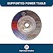 Benchmark Abrasives Grinder Cut Off Wheels 4 1/2 Inch Aluminum Oxide Depressed Center Type 27, 5/8