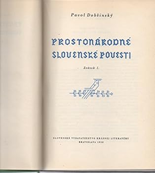 Hardcover Prostonárodné Slovenské Povesti, Zväzok I. [Slovak Folk Tales, vol. 1] Book