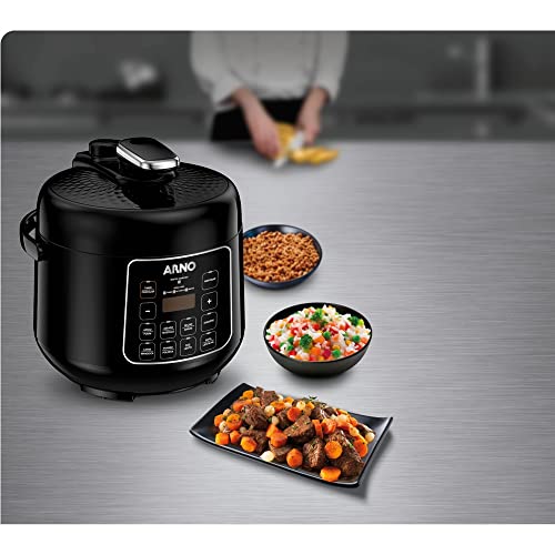 Panela de Pressão Elétrica Arno Digital Compacta 2,5L - PP25