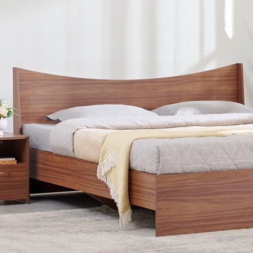 Image of Home Centre Helios Alton King Bed with Bedside Table