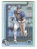 2025 Topps Chrome Refractor #111 Josh Lowe Tampa Bay Rays MLB Baseball Trading Card