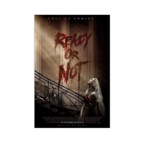 XVHOGAS Poster cinematografico su tela, decorazione per camera da letto, ufficio, camera da letto, regalo, 20 x 30 cm