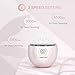 Liberex Sonic Vibrating Facial Cleansing Brush - 3 Brush Heads with 3 Modes, Waterproof, Smart Timer, Wireless Charging for Face Cleaning, Exfoliating and Massaging, Egg Shape, Pink