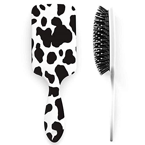 Cows Print Comb Hair Brushes, Anti Static Massage Comb Hair Brush (Cow color)
