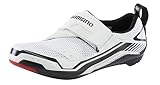 Shimano Unisex-Erwachsene Fahrradschuhe Triathlonschuh SH-TR32 GR. 37 SPD-SL Klettverschl. Radsportschuhe-Rennrad, Weiß (White)