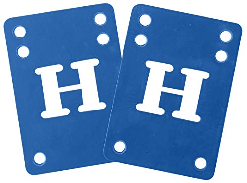 Blank Skateboards H-Block Blue Riser Pads - Set Of Two (2) - 2Mm #TOP27