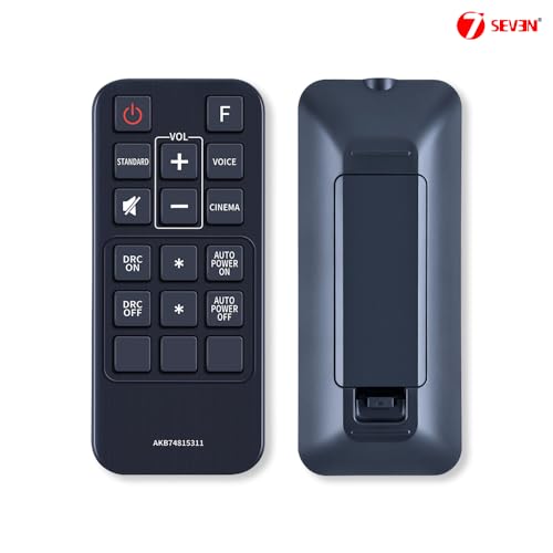 Image of 7SEVEN Compatible for Lg Soundbar Remote Control Original AKB74815311 Model Match Exactly Key by Key to Replicate Performance as Like Genuine Control