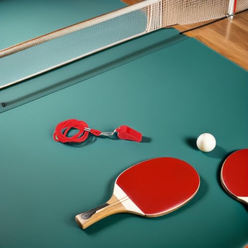 Set de 20 silbatos deportivos de plástico con cordón miniatura 6