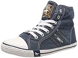  Mustang Damen 1099-502-87 Hohe Sneaker, Blau (Blau/Grün 87), 36 EU
