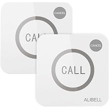ALIBELL 2-Pack Panic Buttons for Home/Shop/Factory/School Receiver Required