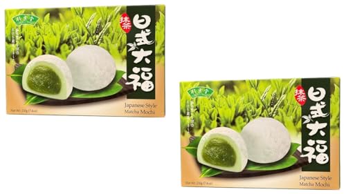 Japanese Mochi Sweet Rice Dessert (2 PACKS, MATCHA MOCHI)