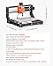 VEVOR 3018 CNC Router Machine, 60W Spindle, 3-Axis Wood Engraving Milling Machine, with 300 x 180 x 40 mm Working Area, Offline Controller, Aluminum Alloy Structure, for Wood Acrylic Carving Cutting