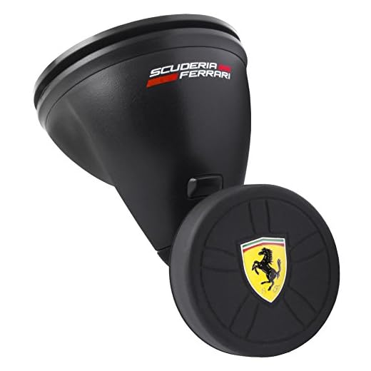 FERRARI 541001 - Soporte magnético para teléfono o GPS con ventosa