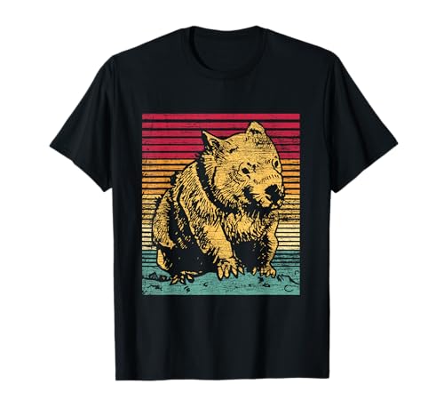 Wombat retro Camiseta