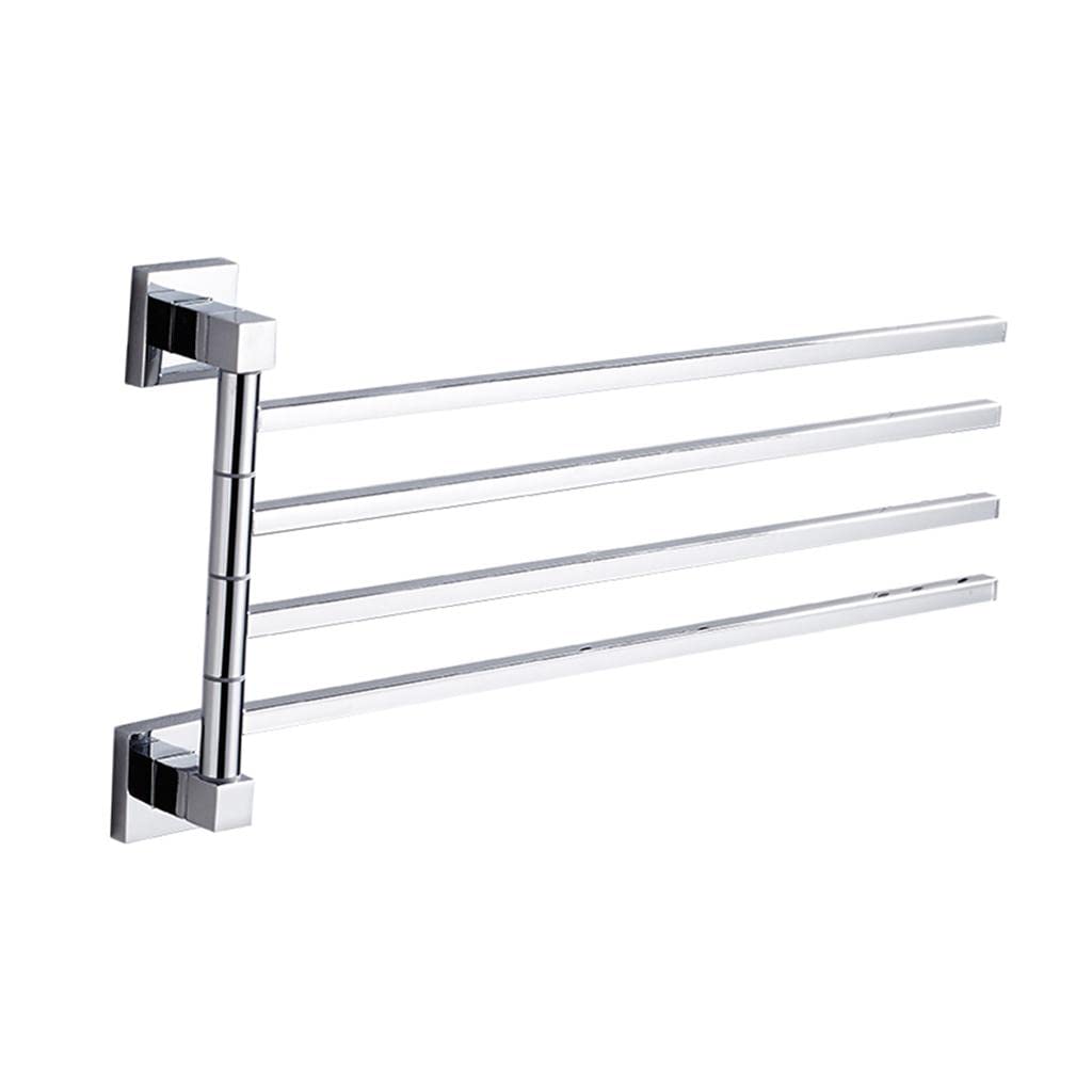 Porte-serviettes argent 40x22,3 cm pour ranger vos draps de bain avec élégance
