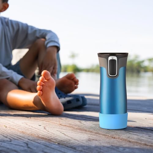 Protège-bouteille silicone compatible Contigo West Loop 2.0 Lot de 2