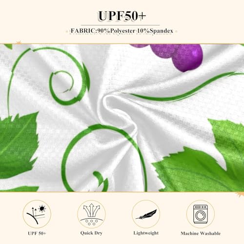 Purple Grape Vine Boy's Rash Guard Swim Shirt Long Sleeve Sun Shirt for Swimming Pool Beach UPF50+4