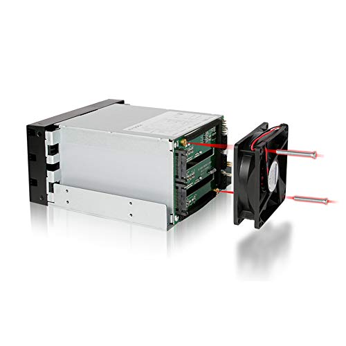 Icy Dock 3 X 2.5”/3.5” Sata/Sas Hard Drive Backplane Cage In 2X External 5.25" Bay | Fatcage Mb153Sp-B #TOP5