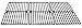 Gloss Cast Iron Cooking Grid Replacement for Select Brinkmann and Charmglow Gas Grill Models, Set of 3