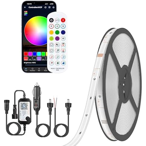 TENDIST LED Boat Lights Strip 33FT Cover