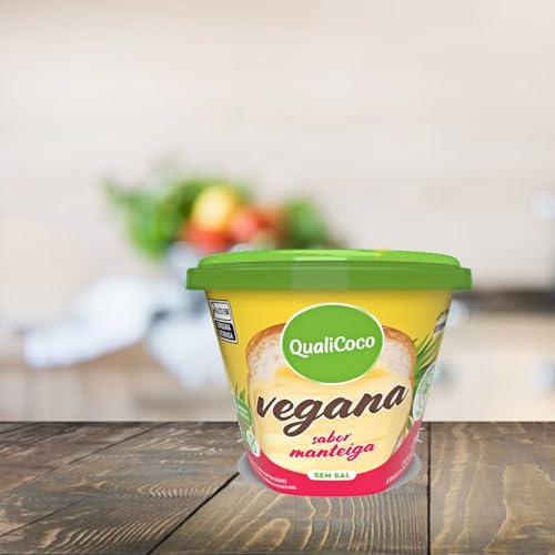 Manteiga de Coco Sem Sal Vegana Qualicoco 200g (6 Potes)