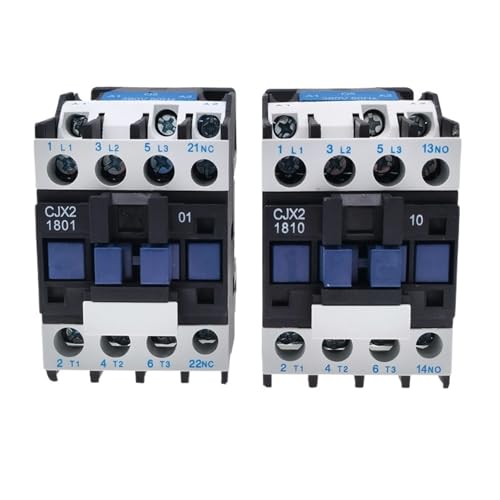 Contacteur CA triphasé CJX2-1801 380V avec contact auxiliaire NC haute performance