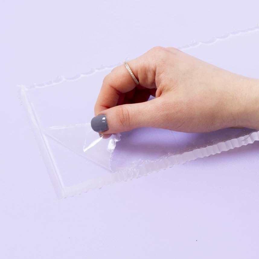 Craftelier - Double Shaped Paper Edge Ripper - Craft, Card or Scrapbooking Projects | Size 14 x 33 cm | Color Transparent