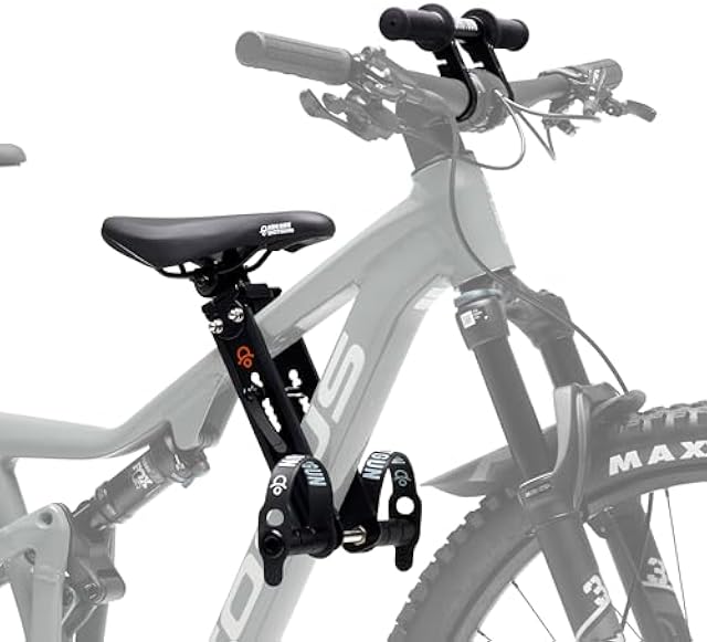 Kids Ride Shotgun - Child Bike Seat & Handlebar Combos - Front Mounted, for Children Aged 2~5 Years, Fits Most Adult Modern Mountain Bikes, Adjustable for Comfort (Original Seat Combo)