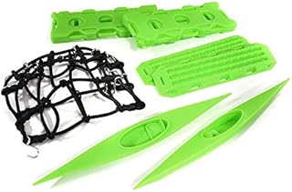 Integy RC Model C29439GREENBLACK Realistic Model 1/10 Scale Accessories Set for Off-Road Crawler