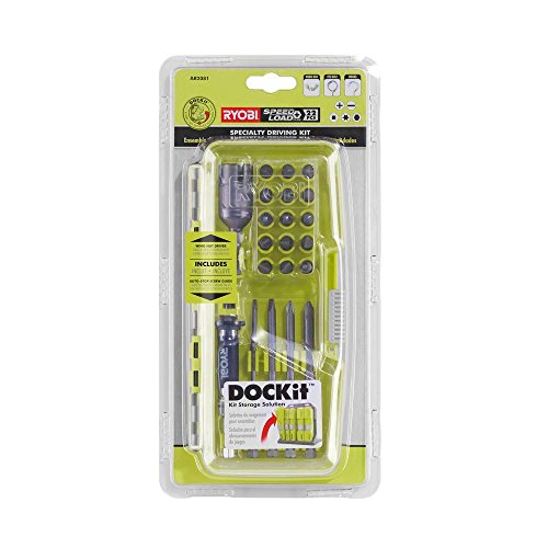 Ryobi AR2081 Specialty Driving Kit - 22 Piece - Including Wing Nut Driver