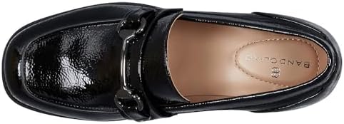 Bandolino Women's Mayble Loafer, Black Patent, 9 | Image 1