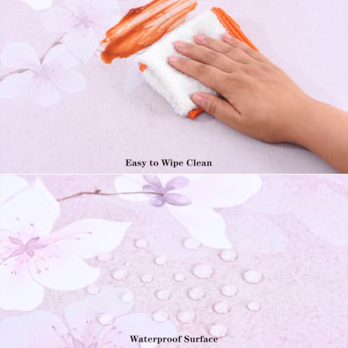 ASJ Cherry Blossom Peel and Stick Wallpaper Mural, Japanese Sakura Pink by ASJ - Used condition - Image 7