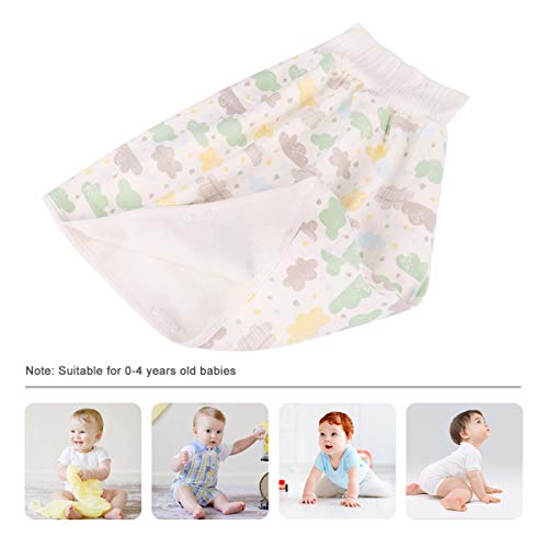 STOBOK Cueca de Treinamento Potty Capa de Fralda de Bebê Saia de Treinamento de Xixi de Bebê Lavável