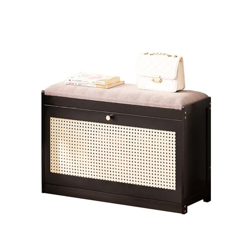 SXZenSpace Shoe-changing bench,Integrated Entrance Bench, Multifunctional Shoe-Wearing Stool for Easy Shoe Changing in Living Room, Bedroom, Entryway, and Office