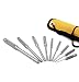 MulWark 9pc Best Bolt Catch Roll Pin Punch Set |Assembly Kit-Corrosion Resistant Assorted Hand Pin Remover Tool with Holder for Automotive, Watch Repair, Jewelry, Craft
