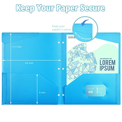 Chemises en plastique robuste à pochettes pour protéger vos documents importants - 4