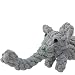 Pet Puppy Dog Cotton Rope Chew Toys for Teeth Cleaning, Elephant Design by Aduck