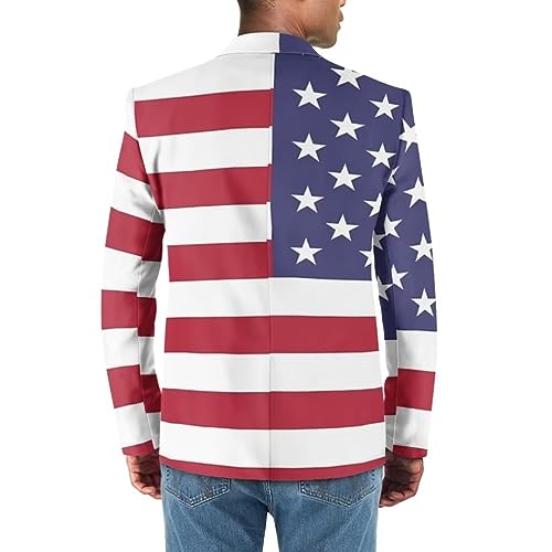TOADDITDO Men's Regular Fit Blazer Jackets Suit One Button Lightweight Sport Coats Casual Blazer with 2 Side Pockets2