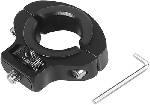 Abrazadera de montaje para manillar de bicicleta con tornillo de 1/4 pulgadas, 0.866-1.004 in, 1.181-1.260 in, compatible con GoPro Hero Series,