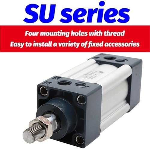 Vérin pneumatique à double effet SU32X175 avec tige simple haute résistance