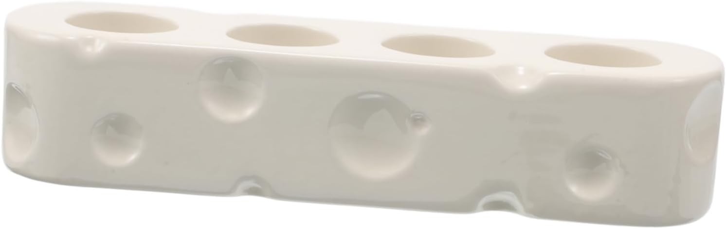 Bathroom Organizer Electric Toothbrush Holder Ceramic Base for Toothpaste and Brush