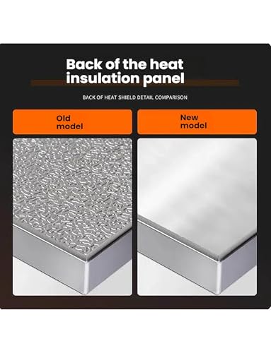Panneau isolant inox durable et résistant pour plaque de cuisson